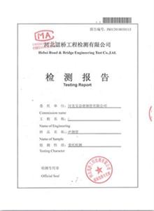 陕西公司检测报告